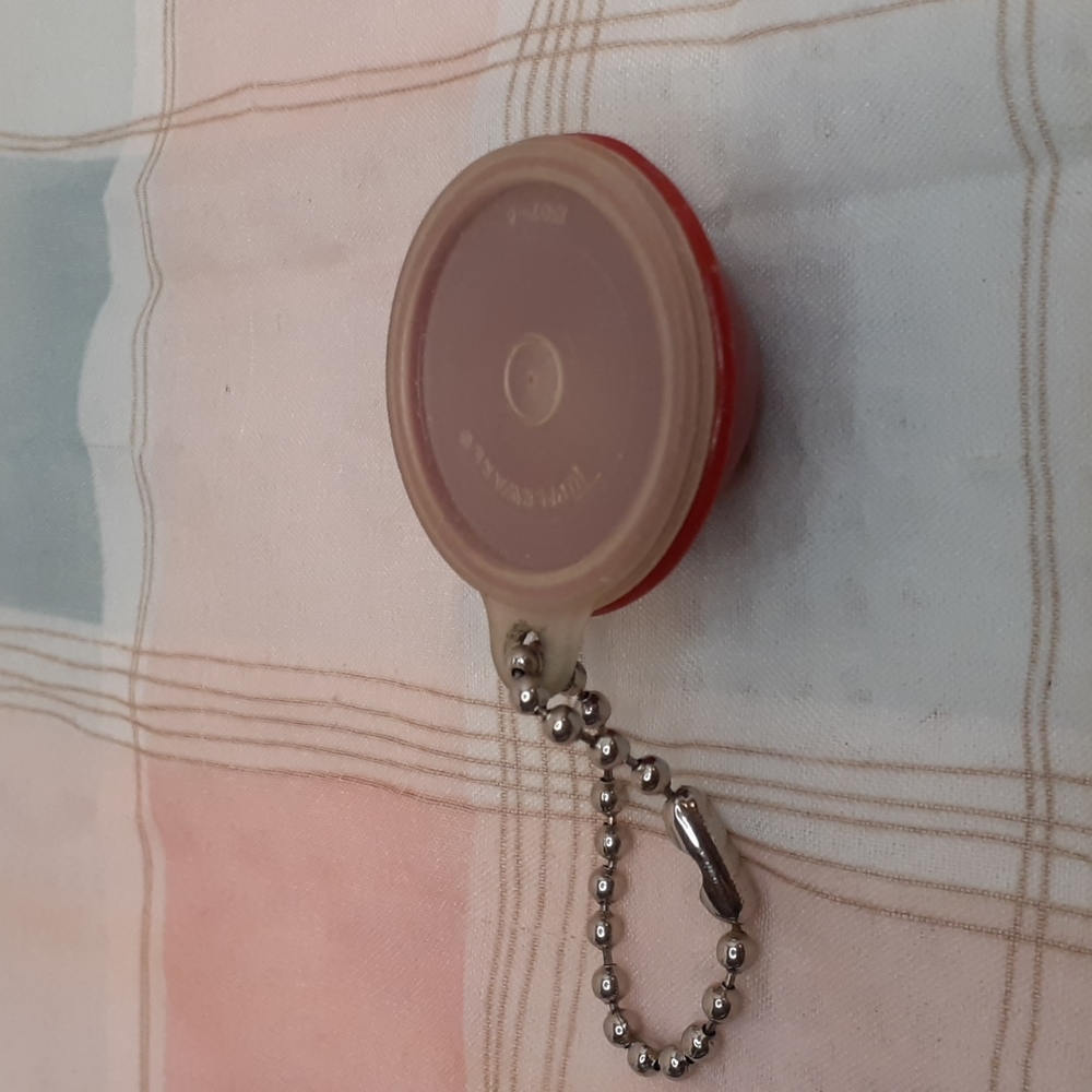 Tupperware Plastic Bowl Key Chain